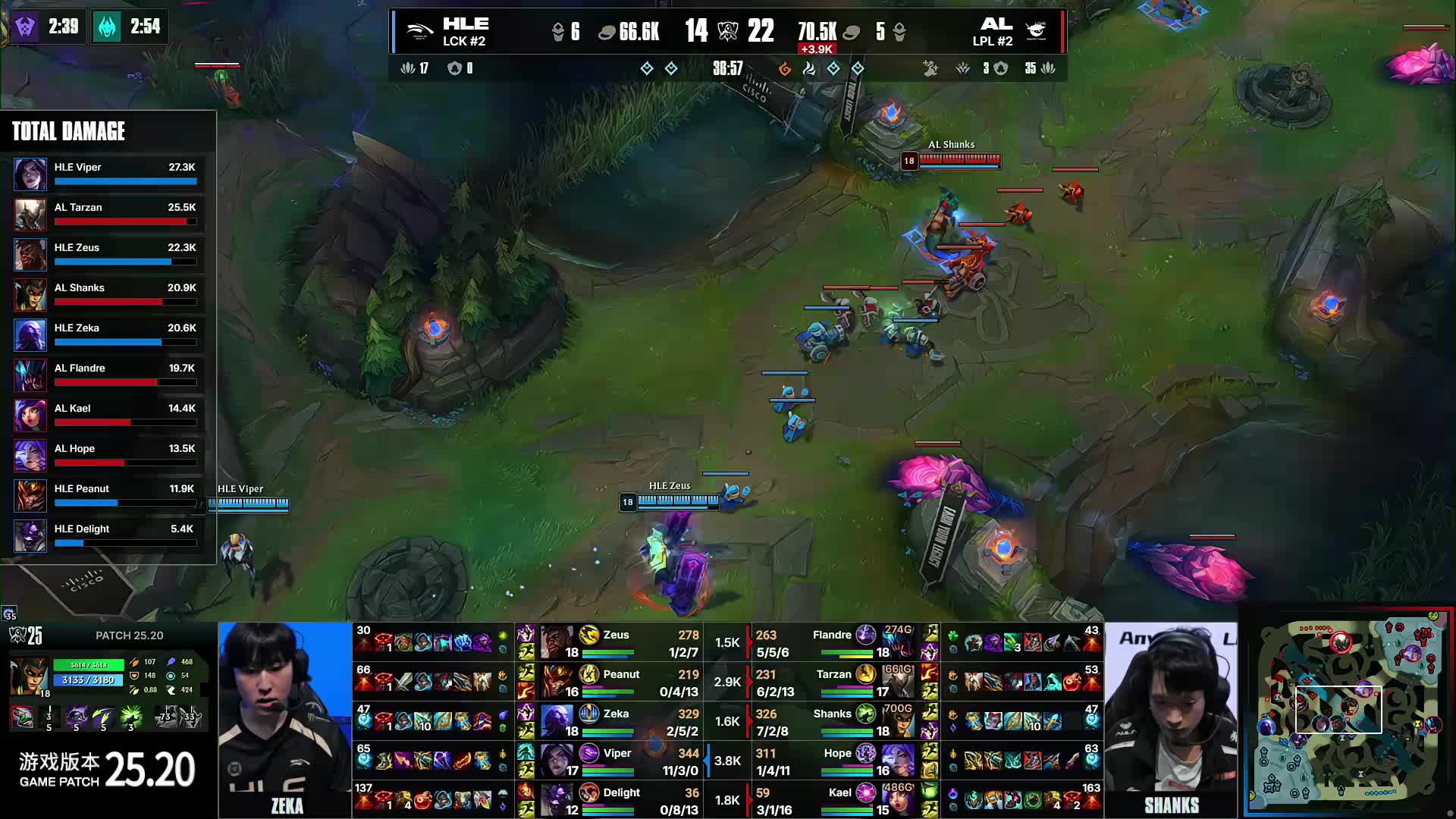 LPL 精彩瞬间： Flandre Sett悠闲地偷走了 Dragon 一拳！